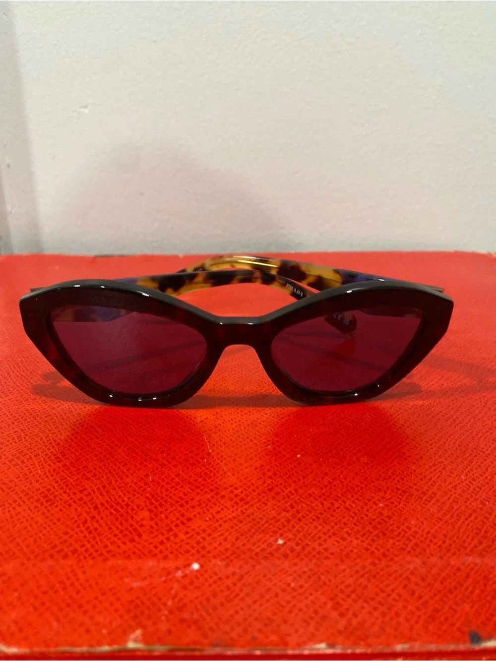 Prada SPR A02 Cat-Eye Women’s Purple/Tortoise Sunglasses